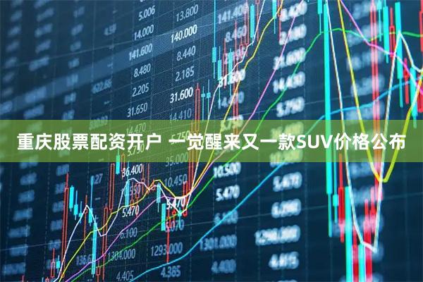 重庆股票配资开户 一觉醒来又一款SUV价格公布